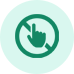 Touch-free CRM icon